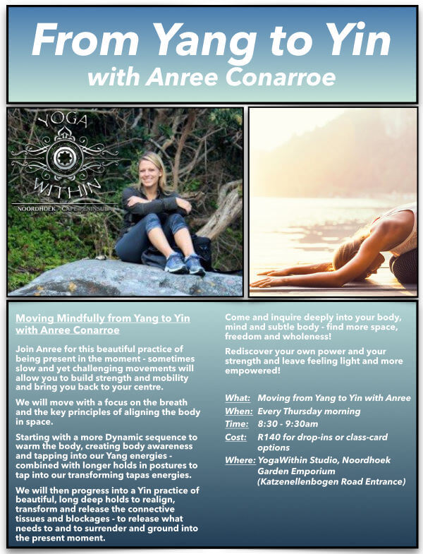 From Yang to Yin with Anree - Feb 2021